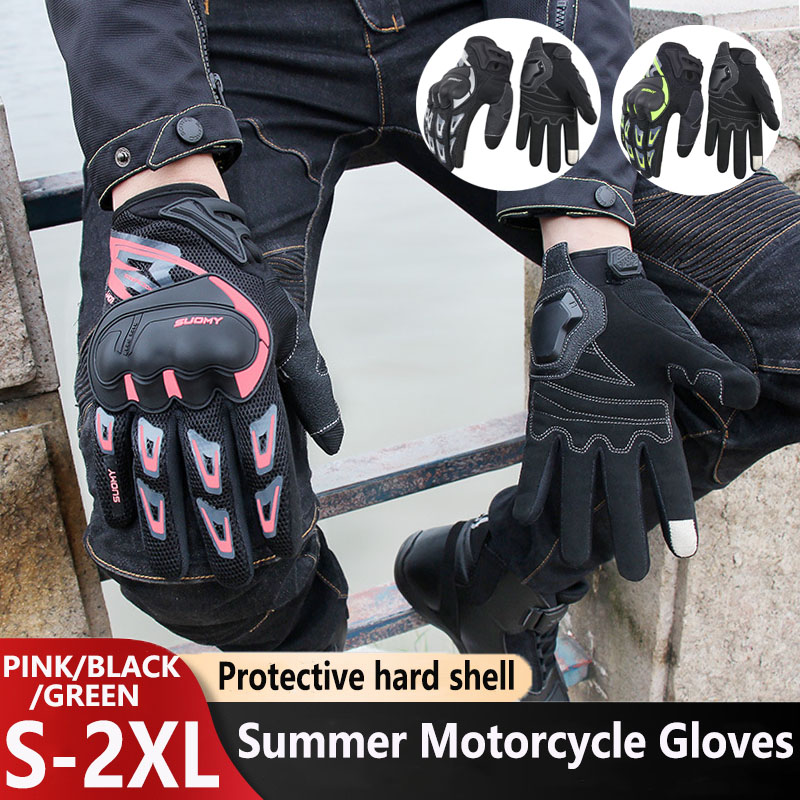 Motorcycle Glove Knuckle - Sarung Tangan Motor Musim Panas, Sarung