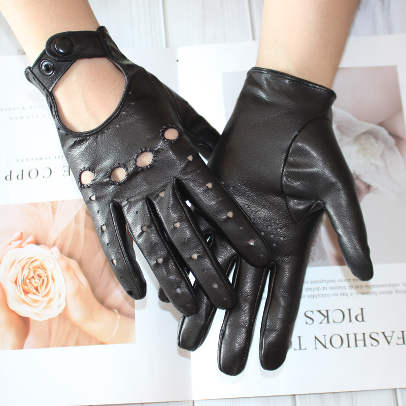 Leather Driving Glove - Sarung Tangan Kulit Domba Baru Wanita,