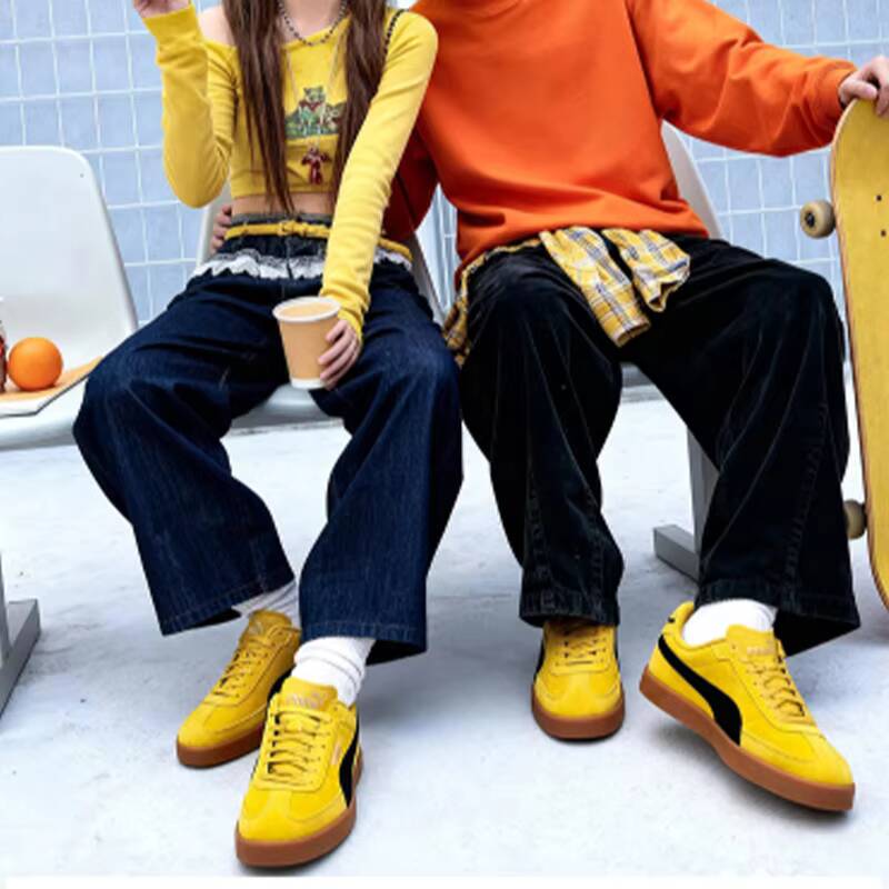 Sepatu Skateboard Kasual Anti  - Puma Shoes Suede Classic ulasan dan harga
